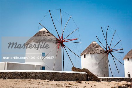 An image of a nice wind mill at Myconos Greece