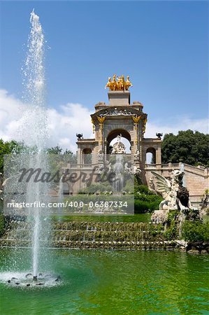 fountain monument Parc de la Ciutadella barcelona