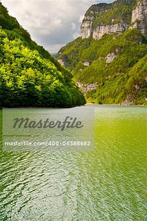 River Cesino in the Dolomites, Italy