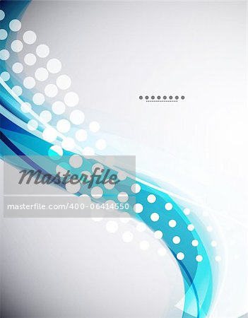 Abstract color wave vector background