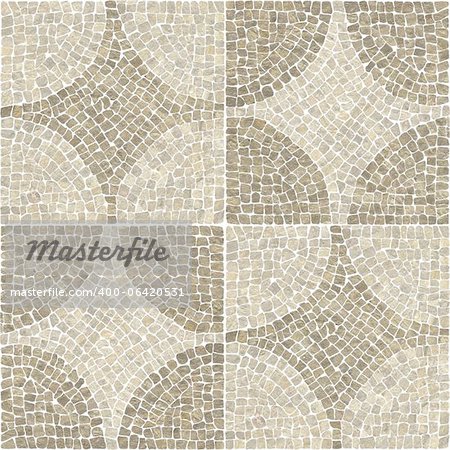 Beige marble-stone mosaic texture. (High.res.)