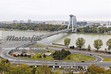 Bridge in Bratislava Slovakia