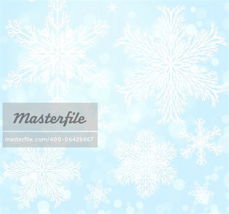 Abstract christmas background with snowflakeû
