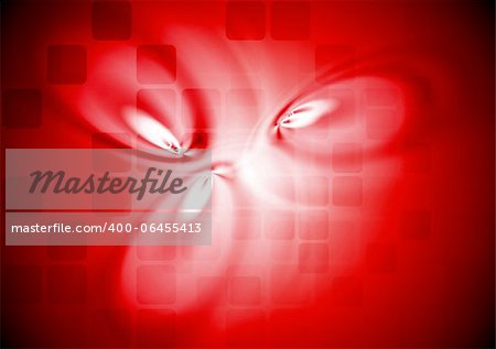 Abstract red background with squares. Eps 10 vector