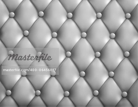 Grey button-tufted leather background