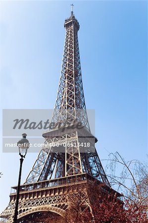 The Eiffel Tower (nickname La dame de fer, the iron lady),The tower has become the most prominent symbol of both Paris and France