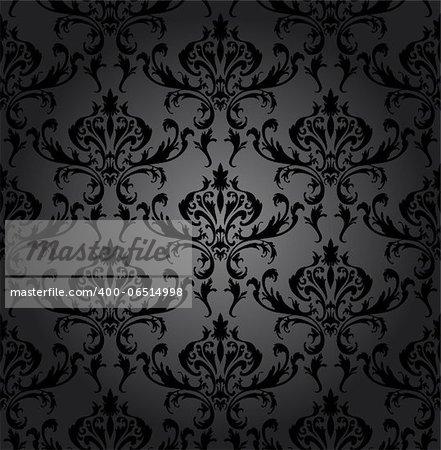 Damask seamless pattern. For easy making seamless pattern just drag all group into swatches bar, and use it for filling any contours. Fully editable EPS 8 vector illustration.