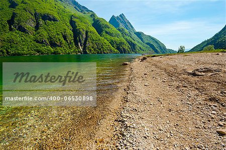 Lake Lago del Mis in the Dolomites