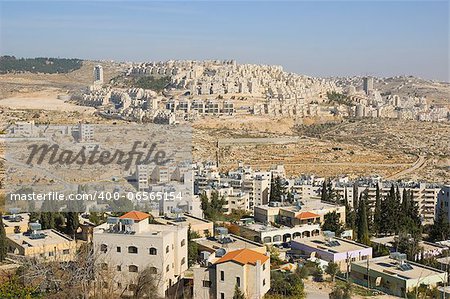 View of Har Homa (Homat Shmuel) from Bethlehem