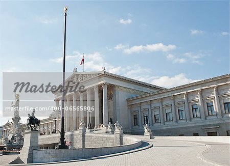 The building of Parliament, Vienna - Austria