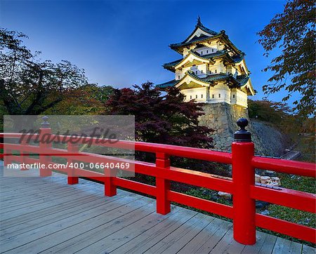 October 27: Hirosaki Castle in Hirosaki, Japan. The castle dates from 1611 and was the seat of the Tsugaru Clan.
