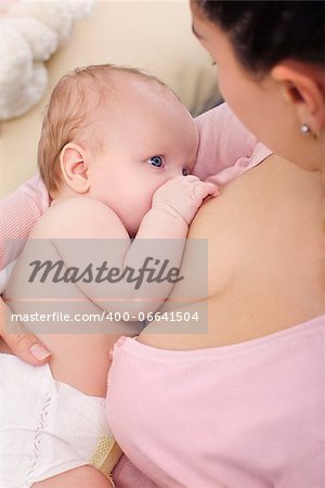 newborn baby breastfeeding