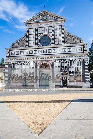 Italy, Florence: Santa Maria Novella, one of the most important church of the city