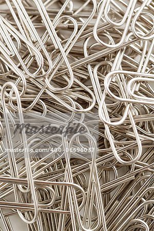 paper clips to background.