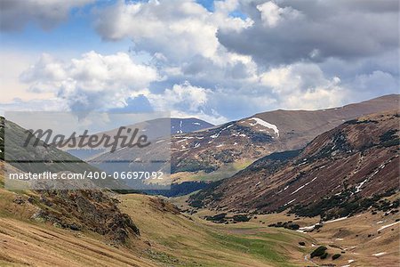 High mountain landscape in Romania