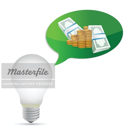 monetary idea illustration design graphic over a white background