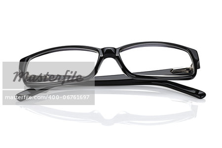 Glasses. Isolated on white background