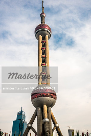 Oriental Pearl Tower skyscrapers building pudong shanghai china