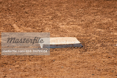 Baseball Field first Base with room for copy