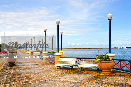 waterfront promenade in recife pernambuco state brazil