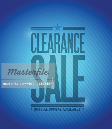 clearance sale concept illustration design graphic background