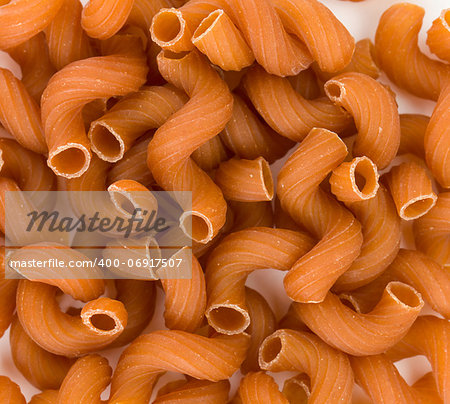 Orange pasta hires background