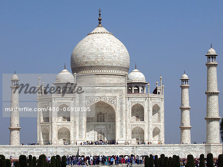 View of Taj Mahal, Agra, Uttar Pradesh, India