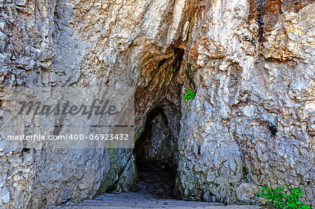 Steps Leading to the Entrance of the Cave, Switzerland