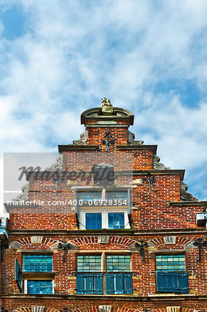 The Flemish Gable in the Dutch City of Zutphen