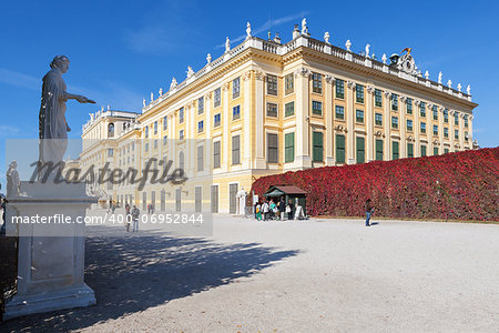 Schoenbrunn Palace in Vienna