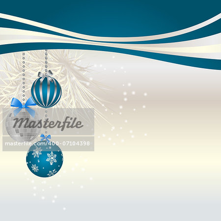 Abstract beauty Christmas and New Year background. vector illustration