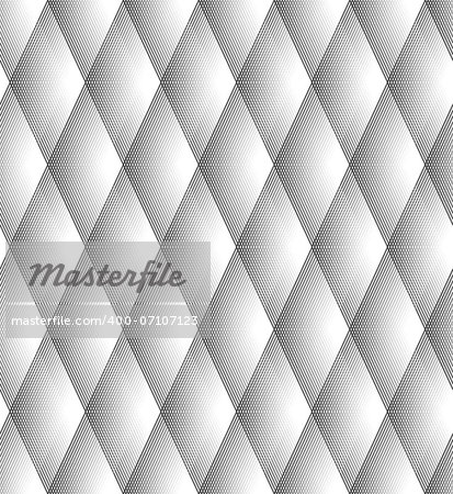 Seamless Diamond Pattern Black And White Lines