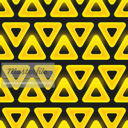 Retro pattern of geometric shapes. Seamless vector pattern with triangles