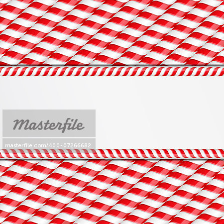 Background made of candy canes with place for your text, vector eps10 illustration