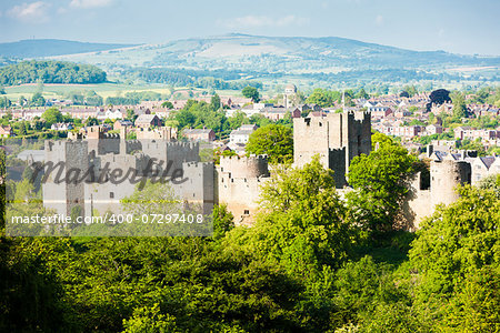 ruins of Ludlow Castle, Shropshire, England