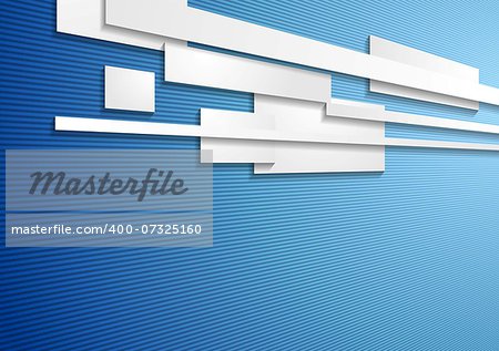 Abstract blue tech vector background