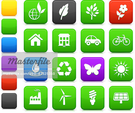 Original vector illustration: environment elements icon set