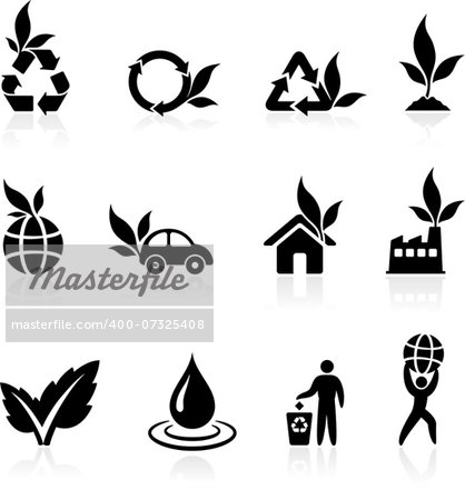 Original vector illustration: greener environment icon collection