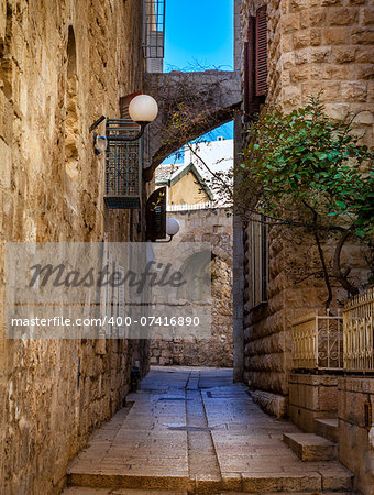 A street in Jewish Quarter, Jerusalem