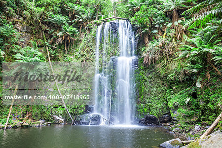 An image of a beautiful waterfall in Tasmania