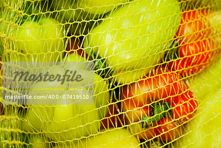 colorful bell peppers, natural background