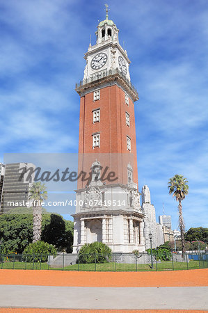 Torre monumental (English tower). Retiro region. Buenos Aires. Argentina.