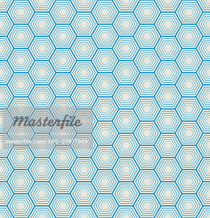 seamless blue hexagon background