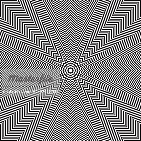 Optical illusion of rotation movement. Abstract op art background. Vector art.