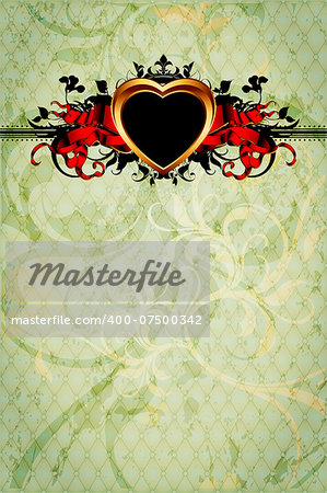 heart frame, this illustration may be useful as designer work