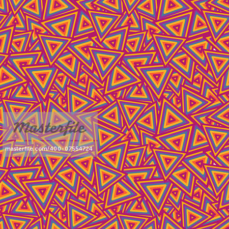 Abstract Vector Geometric Colorful Seamless Background