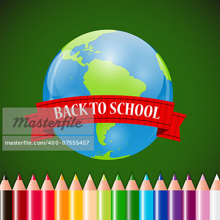 Back to School Concept Vector Illustration. EPS10