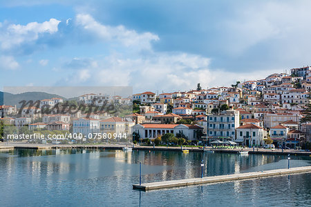 Greece, the port of Poros island