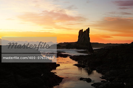 Sunrise at Cathedral Rocks, Kiama Downs, NSW, Australia