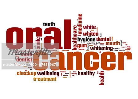 Oral cancer word cloud